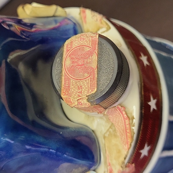 Democrat Donkey decanter vintage beam whiskey empty bottle - Picture 7 of 8